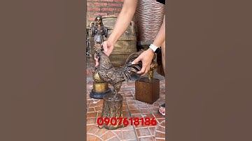 Gà đồng- chim công đồngxưa #đồcổxưa #đồđồngcổ #đôxưa I #đồcổxưa #tượngđồng # #tượngđồng#đồnđồ