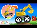 Excavator Became a Monster Truck | Tayo Repair Shop Cartoon | Police Car Ambulance | KIGLE GAMES