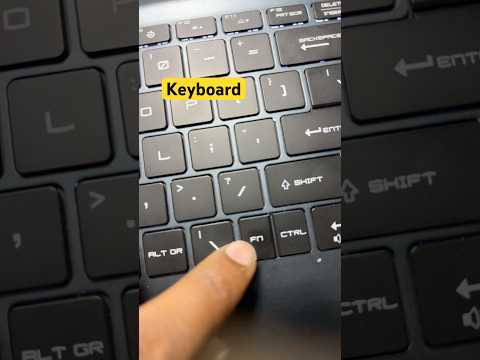 MSI NoteBook MS-14DK Series Laptop Keyboard Backlight Not Turning On Problem#macnitesh#keyboardtrick