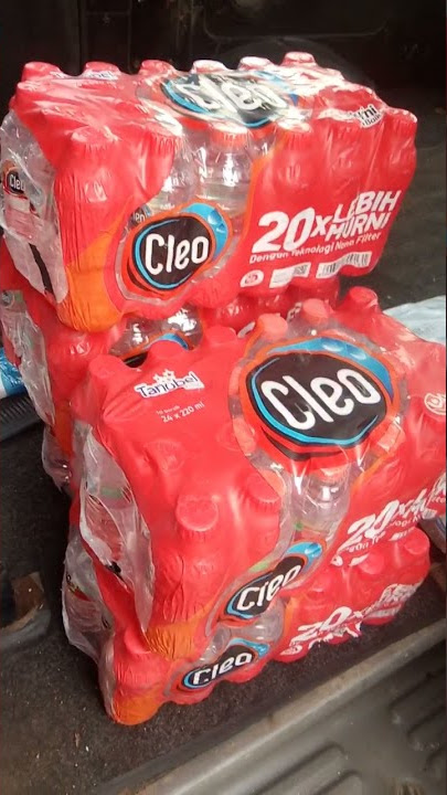 Air mineral Cleo mantap