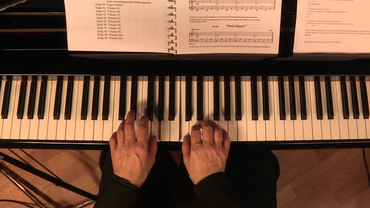 Méthode de piano COLIN main gauche (extrait du DVD
