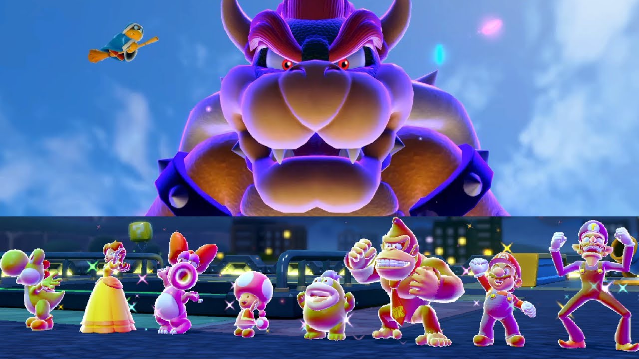 Super Mario Party Jamboree - All Bowser Maps - - YouTube