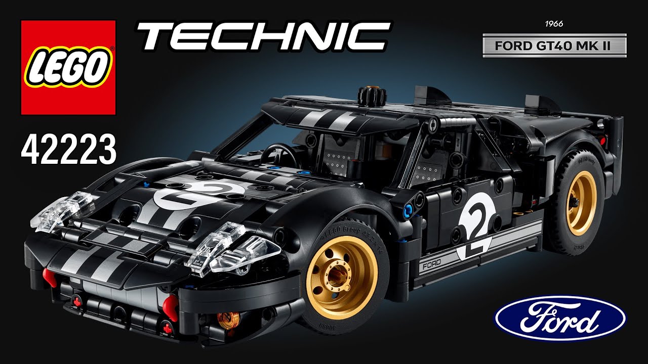 LEGO Technic Гоночный автомобиль Ford GT40 MKII 1966 года (42223) [793 детали] Пошаговая инструкц...