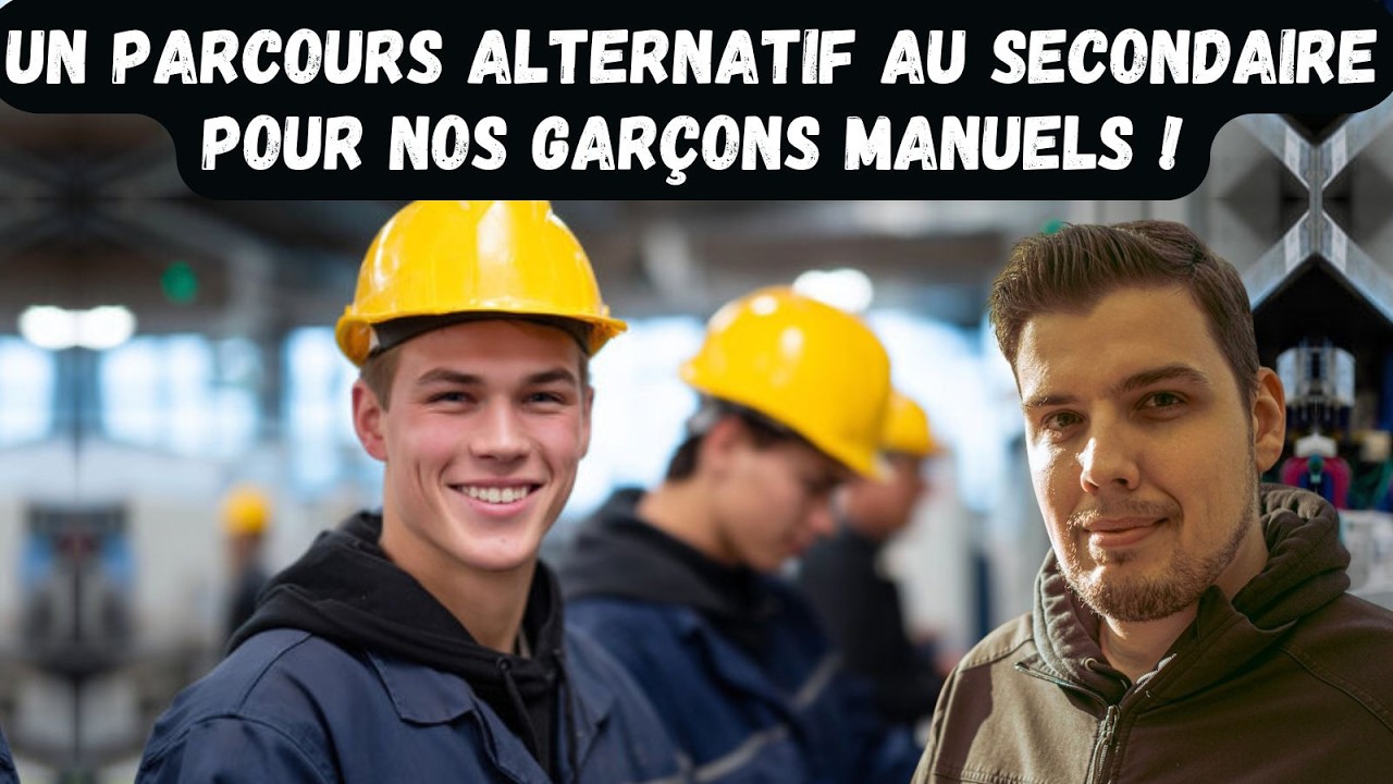 Un parcours alternatif au secondaire pour nos garçons manuels !