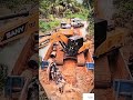 The excavator work underwater #shorts #amazing