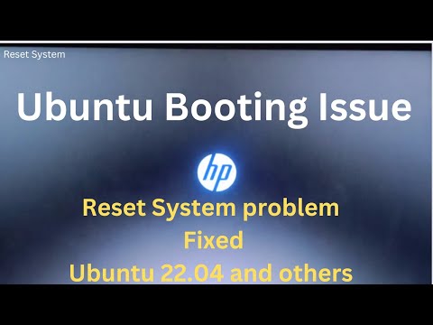 Reset System Ubuntu 22.04 . Fixed the Reset system Problem on your Ubuntu operating system.