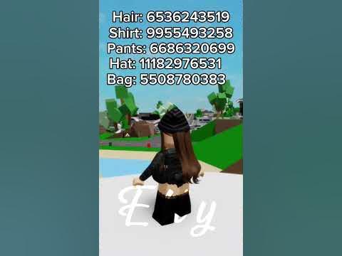 Roblox brookhaven outfit codes (black edition) - YouTube