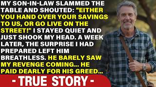 My son-in-law slammed the table and shouted： Either you hand over your savings to us, or go live on