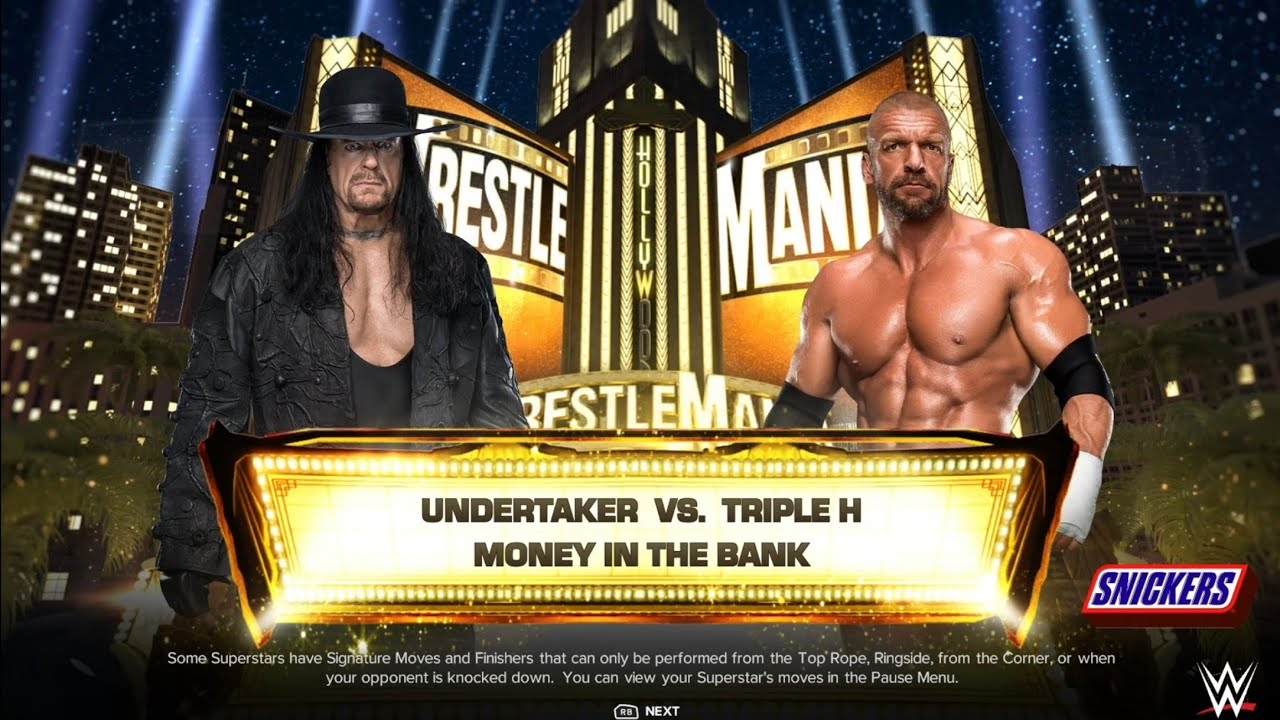 Triple H vs Undertaker Full Match | Deadman vs The Game | One On One WrestleMania