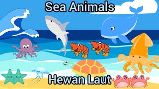 Let's Learn Sea Animals In English - Indonesia | #educationalvideo #animals screenshot 2