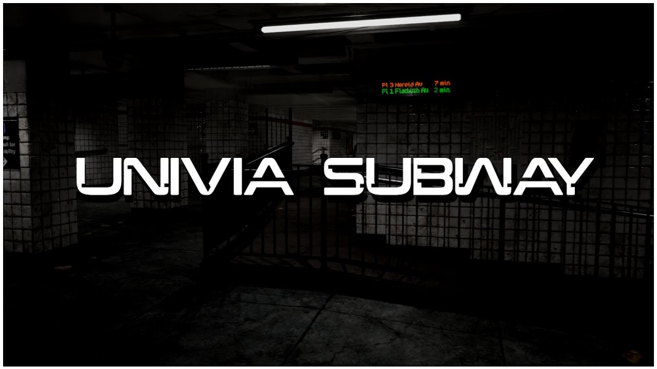 UNIVIA SUBWAY [1 HOUR] - Dark Ambient Soundscape for Writing and Studying