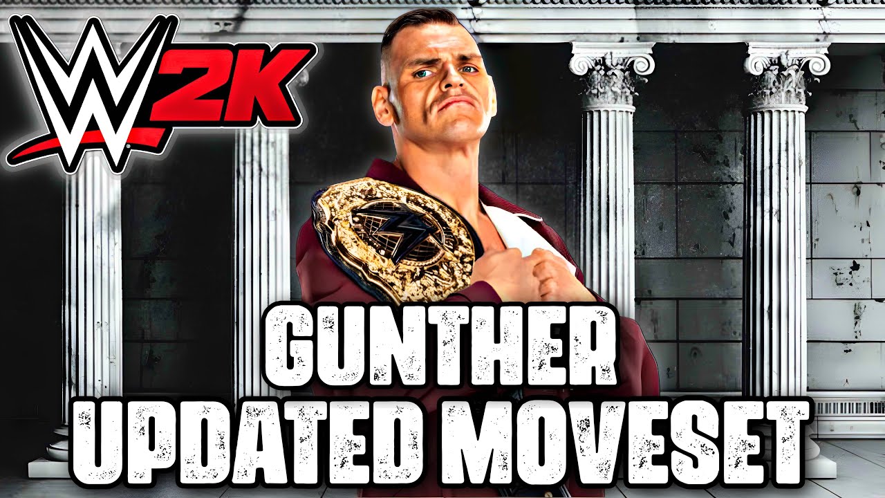 WWE 2K25 | GUNTHER Updated Moveset + Realistic Base Superstar Settings