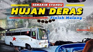 5 JAM PERJALANAN AKHIRNYA FINISH MALANG ‼️Trip naik bus bagong kediri - malang