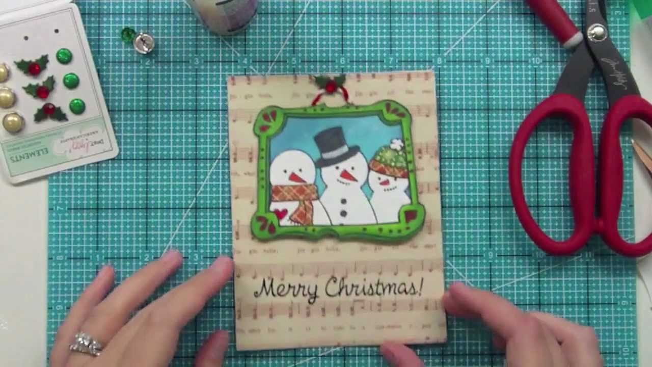 Snowman Christmas Card Lawn Fawn YouTube snowman-christmas-card-lawn-fawn-youtube