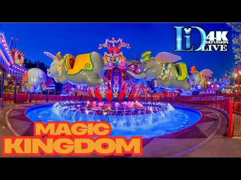 🔴Watch Live NOW: Experience the MAGIC of 4K Magic Kingdom Live!
