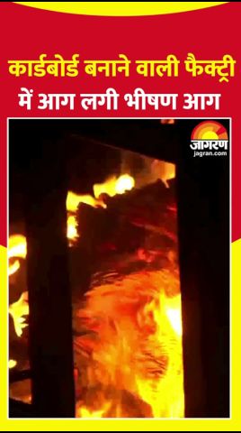 Delhi Fire broke : कार्डबोर्ड बनाने वाली फैक्ट्री में आग लगी भीषण आग  । #shorts #firebrokeout