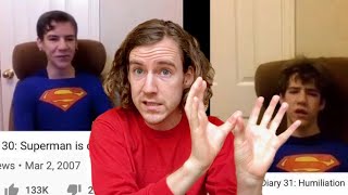 Reacting to my viral meme (Diary 30: Superman is coming to school) (+ Diary 31: Humiliation)