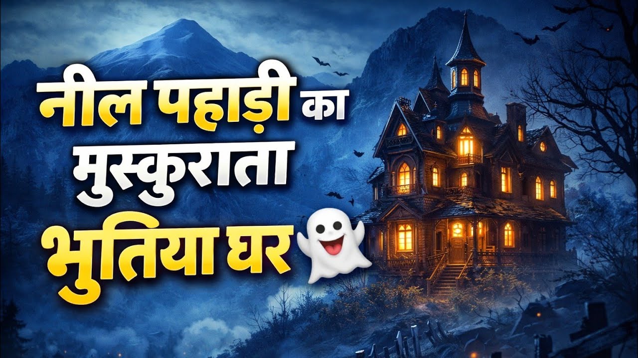 नील पहाड़ी का मुस्कुराता घर 😱 | 3D Pixar Style Horror Story | Hindi Horror Animation 