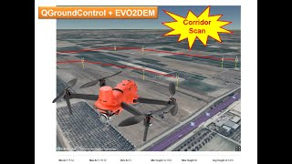 EVO2DEM QGroundControl Corridor Scan  Missione lineare per Geom.  Giuseppe RAGO di Taranto