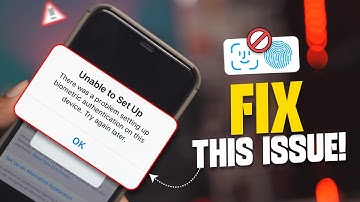 How to Fix Unable to Set Up Face ID or Touch ID on iPhone | Biometric Setup Issue