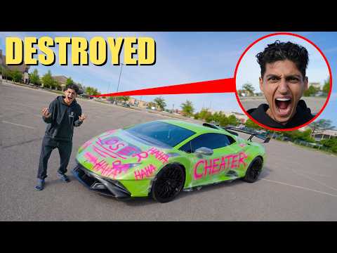 I DESTROYED ANDREAS ESKANDER'S LAMBORGHINI! (he went insane)