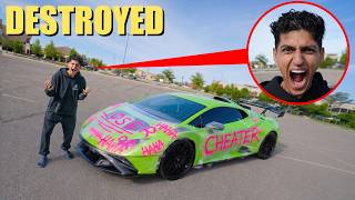 I DESTROYED ANDREAS ESKANDER'S LAMBORGHINI! (he went insane)
