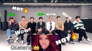 EXO Reaction BLACKPINK "BOOMBAYAH" M/V #exo #blackpink #react