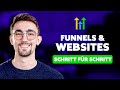 So erstellst du Websites & Funnels in GoHighLevel (Einfache Anleitung)