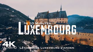 LUXEMBOURG 2024 🇱🇺 LUXEMBURG World's Richest Country | Drone Aerial 4K | Lëtzebuerg