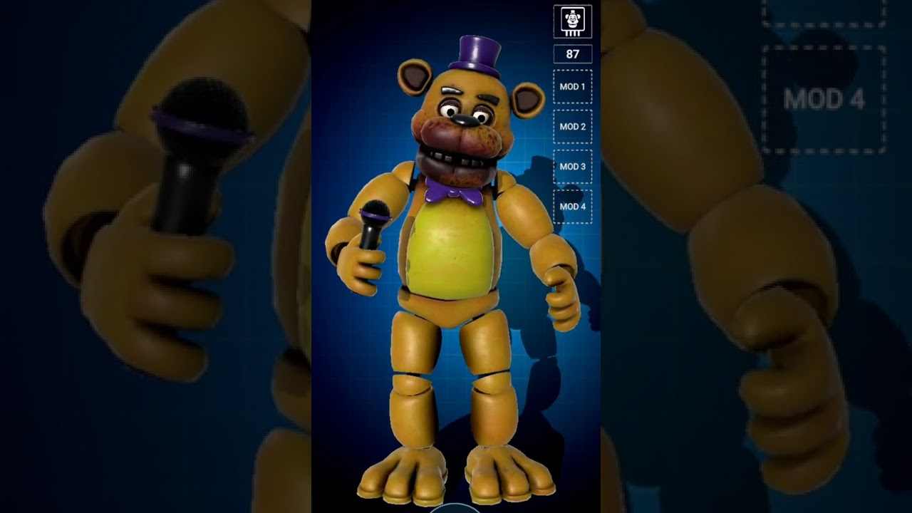 Fredbear after the bite of 1983/1987 came to visit me (FNaF 4 Mods) 