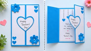 Easy Teachers’ Day Greeting Card DIY | Handmade Card for Teachers 🎨✨