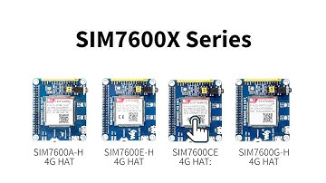 Waveshare SIM7600X 4G HAT Series