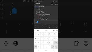 c program to make a diamond pattern #whatsapp status#programming with saurabh screenshot 4