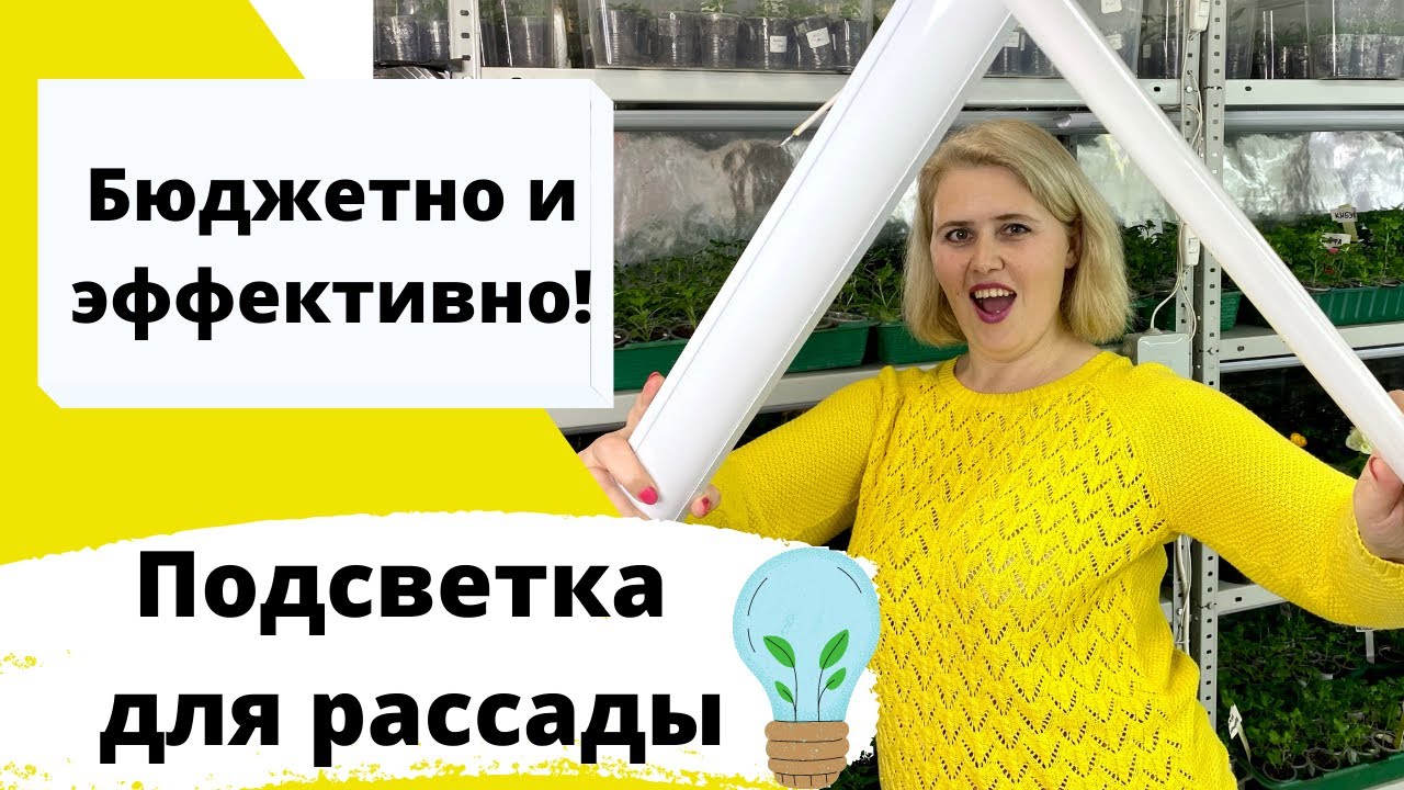 ПОДСВЕТКА РАССАДЫ. Наш многолетний опыт. Какие лампы лучше?