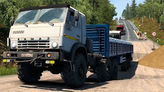 780.4 / ETS 2 V1.45 / КАМАЗ 4310 / Суровая Россия Забайкалье R1 / Из Красноярска на Запад!