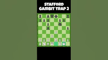 The Stafford Gambit Trap 2 #chess #mate #grandmaster #chessopenings #chessmaster #chesstraps