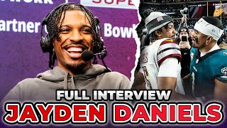 JAYDEN DANIELS TALKS COMMANDERS SEASON + BIGGEST HURDLES + PHILADELPHIA EAGLES