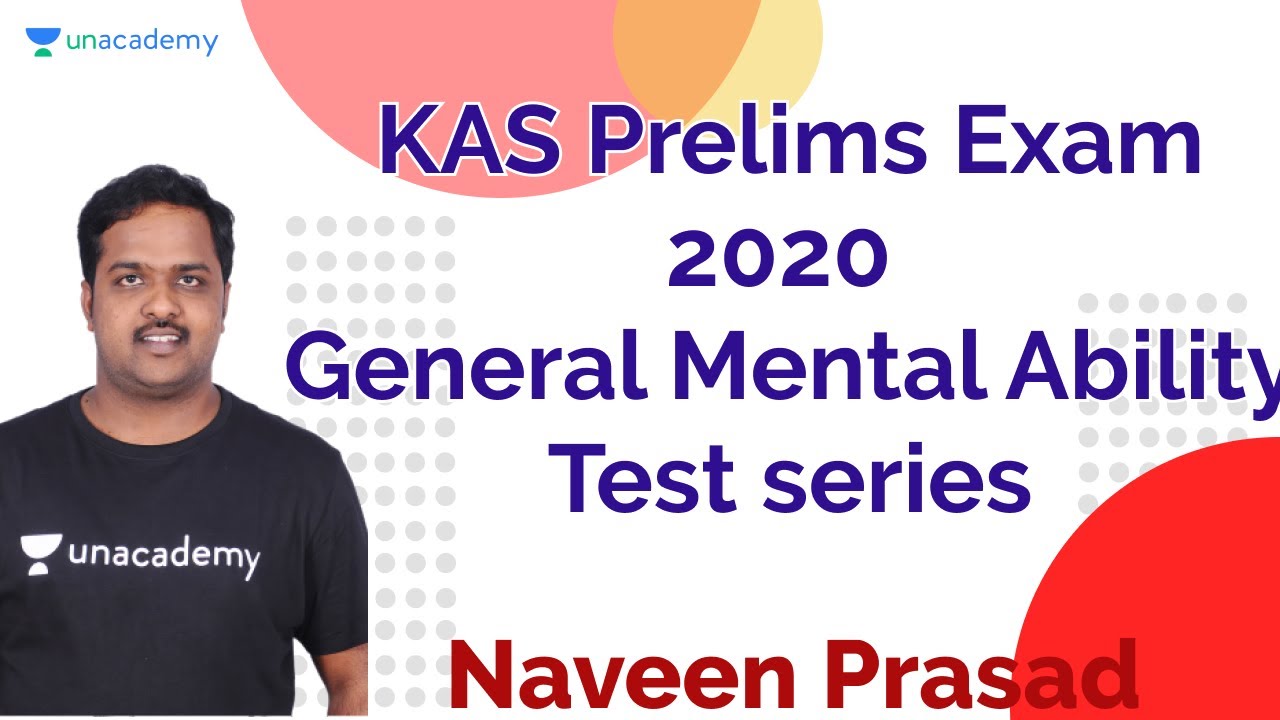 KAS Prelims Exam 2020 | GMA | Test Series | KAS / SDA / FDA / KPSC | Naveen Prasad