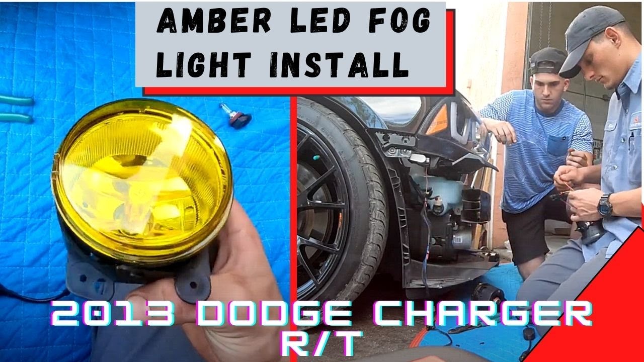 2011-2014 DODGE CHARGER R/T Amber LED Fog Lights Install(DIY) 2011-2014 DODGE CHARGER R/T Amber LED Fog Lights Install(DIY)