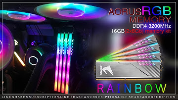 AORUS RGB MOMORY DDR4 16GB 3200MHz (2X8GB) Memory Kits