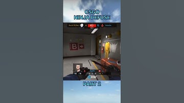 Sneaky ninja defuse by Xyp9x 🤫🤫 #shorts #foryou #csgo #esl_csgo #sneaky