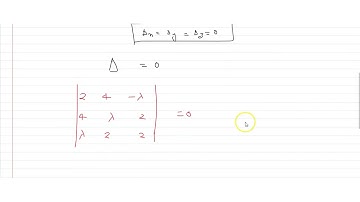 The number of real values of `lambda` for which the system of linear equations `2x+4y-lambdaz