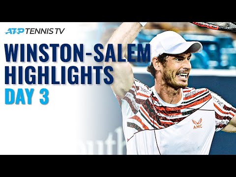 Tiafoe Battles Murray; Carreno Busta, Evans In Action | Winston-Salem Day 3 Highlights