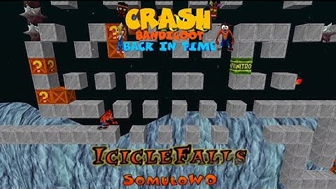 Crash Bandicoot - Back In Time Fan Game: Custom Level: Icicle Falls By Somulowo