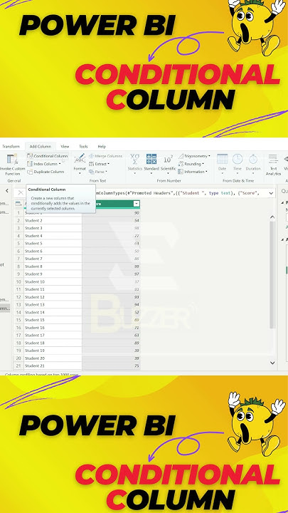 Using Index / Duplicate / Conditional Column in Power Query #powerbi # ...