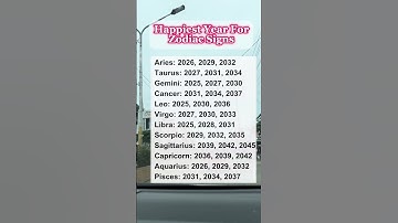 HAPPIEST YEAR FOR ZODIAC SIGNS #zodiac #astrology #shorts #horoscope #trending #shortsviral