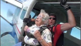 Skydiving at 90 years old!!