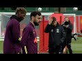 Man Utd Players Train Ahead Of Roma Europa League Semi-Final Clash