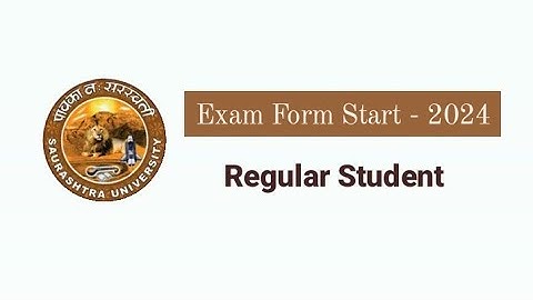 saurashtra university exam form start | saurashtra university new update #saurashtrauniversity #exam