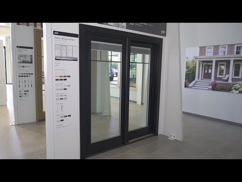Operating a Pella Lifestyle Series Sliding Patio Door with Between-the-Glass Shades
